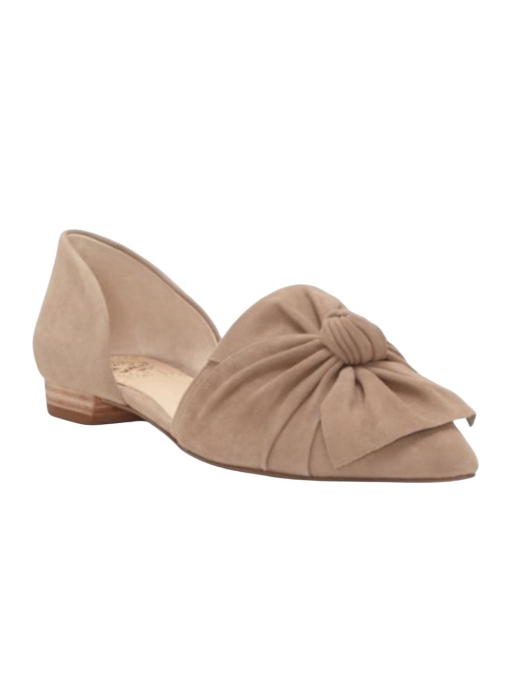 🌟NWOT🌟 Vince Camuto Moressa Bow Wrap Suede d’Orsay Flats - Size 6M💜